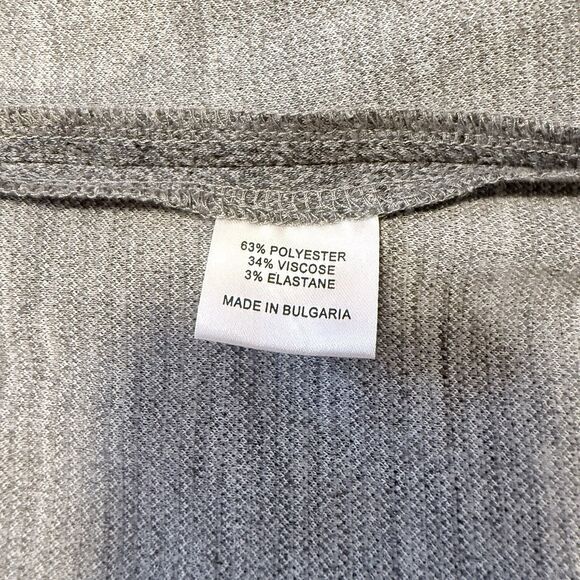 House of Sunny Zip Detail Bardot Sweat Dress Off The Shoulder Stretch Size 6 - Picture 10 of 12